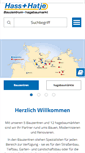 Mobile Screenshot of hass-hatje.de